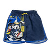 Bañador bermuda infantil azul marino con Sonic