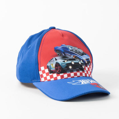 Gorras Hot Wheels surtidas con coches y gráficos de carreras - 2