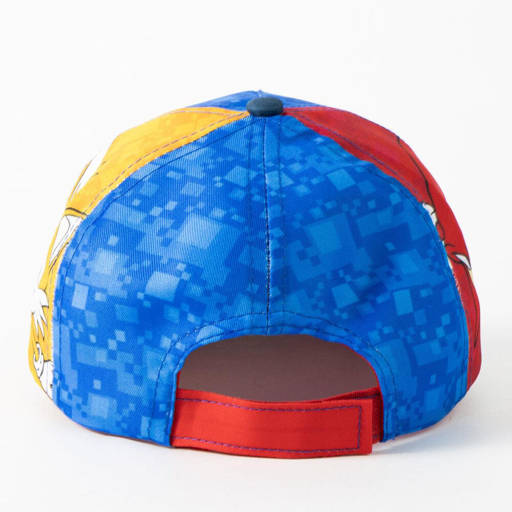 Gorra azul de Sonic the Hedgehog con Sonic y Knuckles - 2