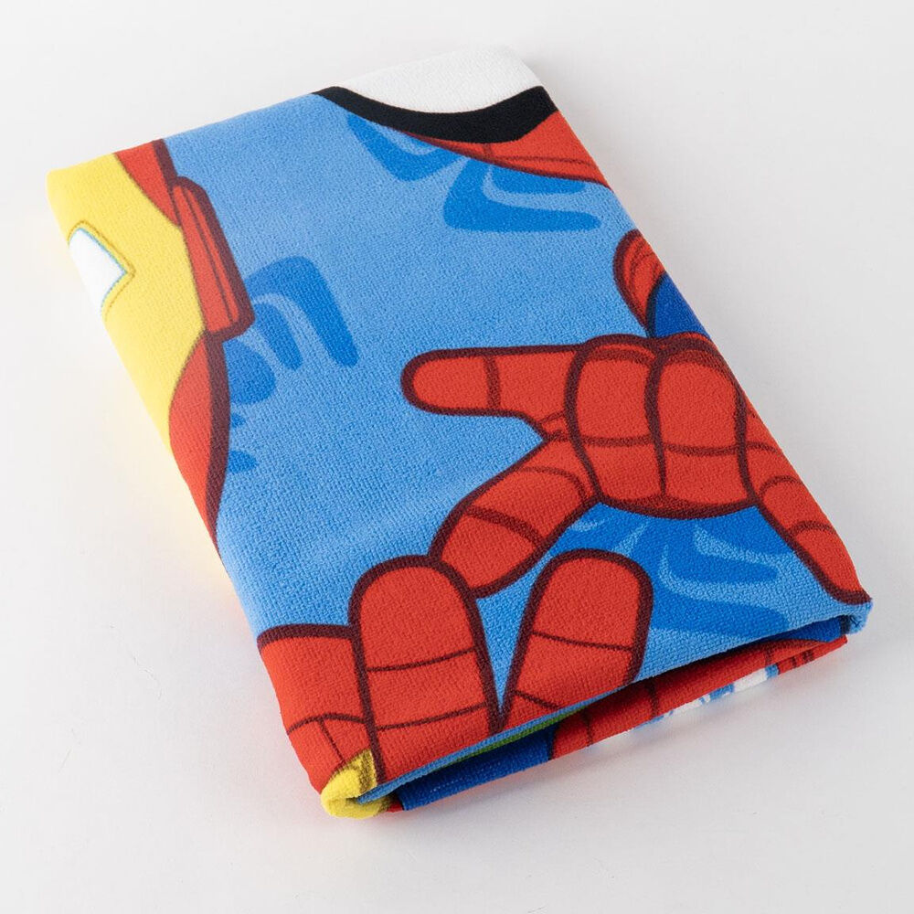 Toalla Spidey Marvel con Iron Man y Hulk - 2