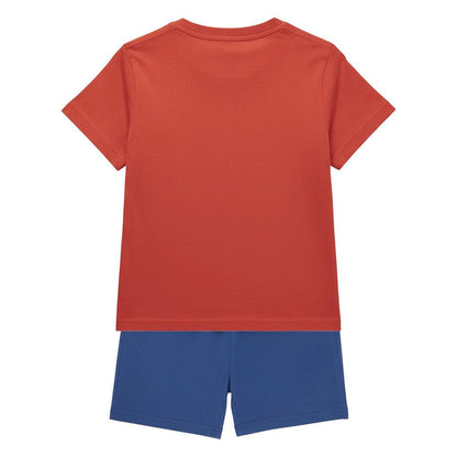 Conjunto infantil Spider-Man Marvel con camiseta roja y pantalón corto azul - 2