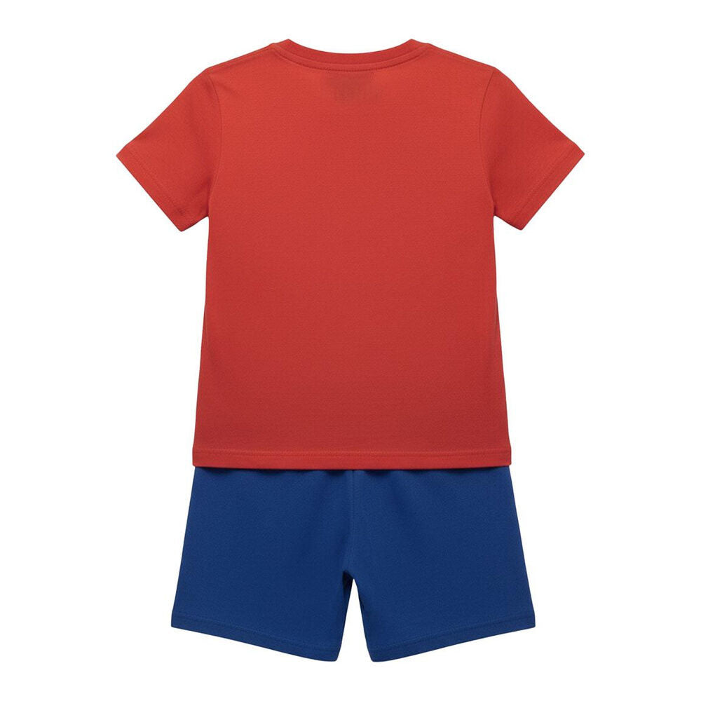 Conjunto infantil Spidey Marvel con camiseta roja y pantalón corto azul - 2