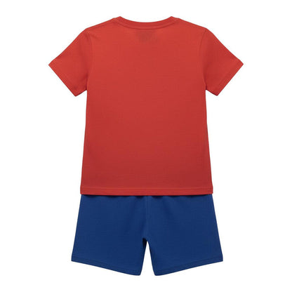 Conjunto infantil Spidey Marvel con camiseta roja y pantalón corto azul - 2