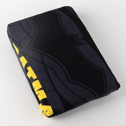 Toalla negra de Batman DC Comics con logo amarillo - 2