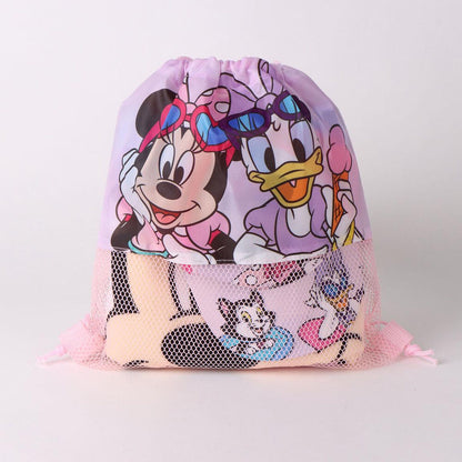 Set Minnie Disney con toalla rosa, saco y gorra - 2