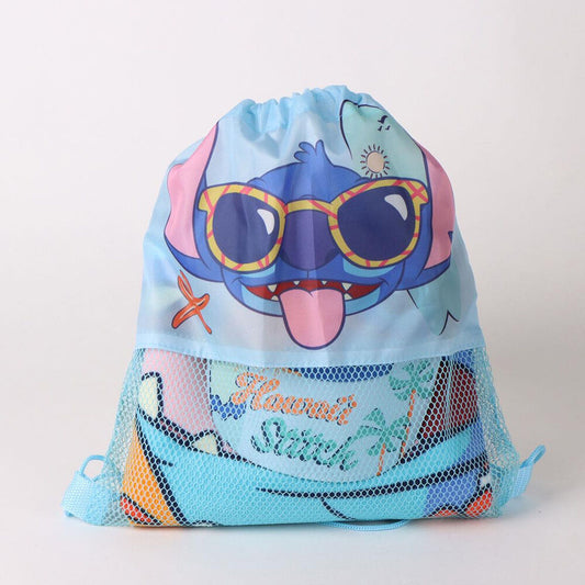 Set Stitch Disney con toalla hawaiana, gorra y saco - 2