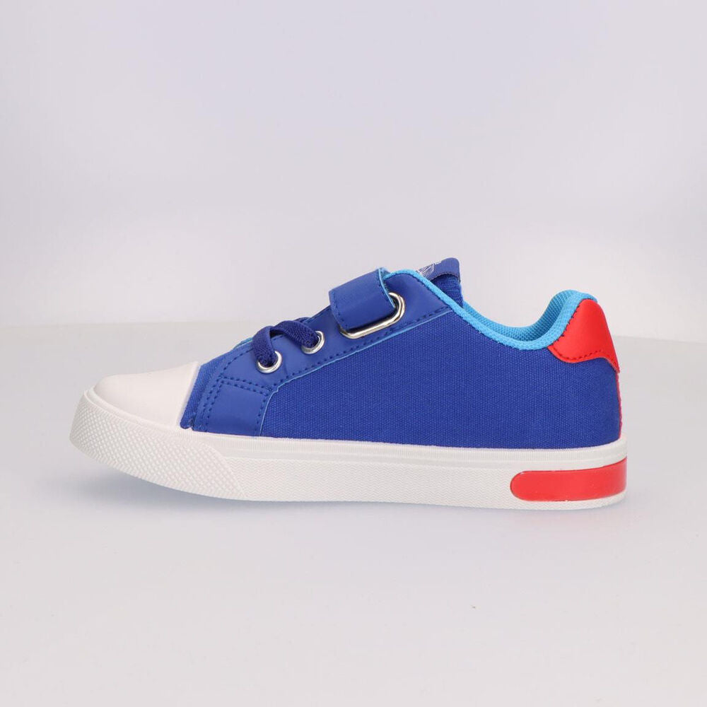 Zapatilla azul de loneta Spider-Man Marvel con detalles rojos y blancos - 2