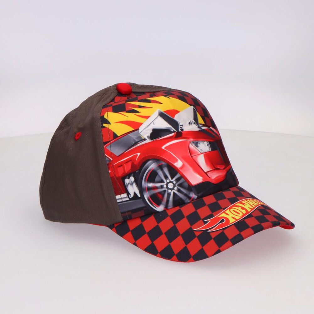 Set Hot Wheels con gorra de cuadros rojos y negros y gafas a juego - 3