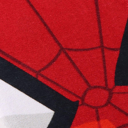 Toalla azul de algodón con máscara roja de Spider-Man y logotipo de Marvel - 3
