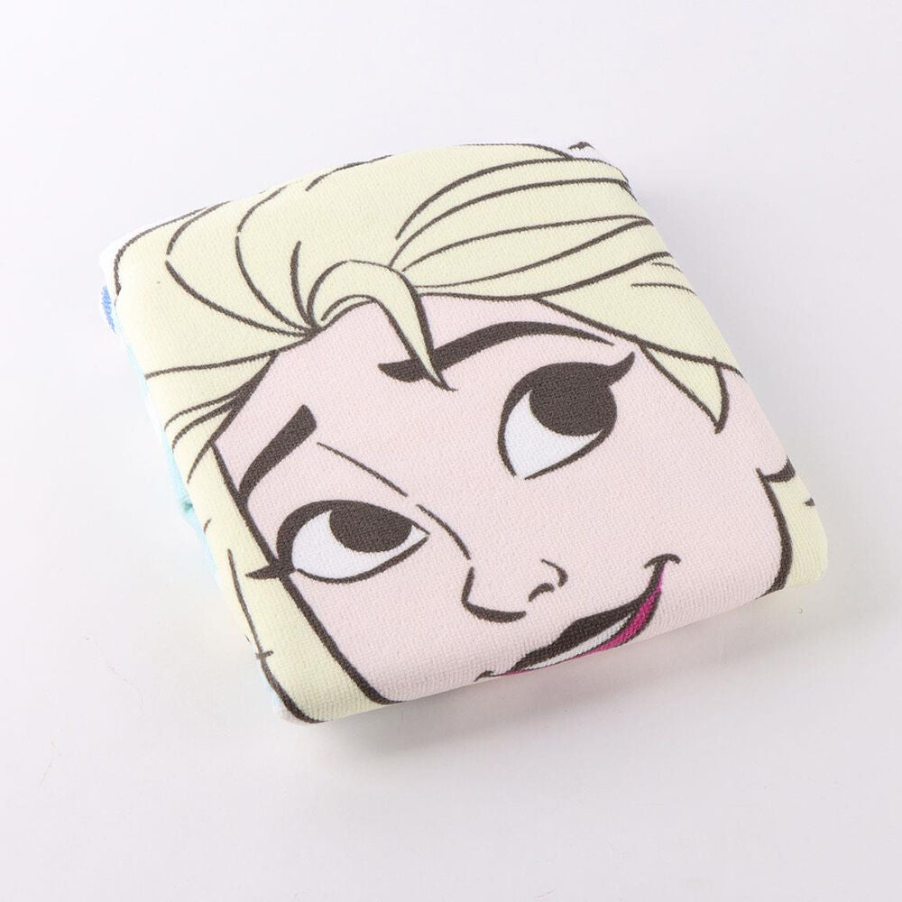 Poncho toalla de microfibra Frozen Disney con Anna y capucha - 2