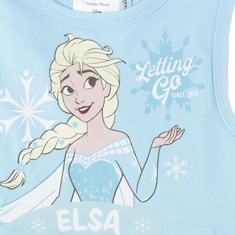 Vestido infantil azul de Elsa Frozen Disney - 3