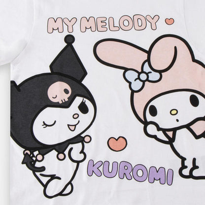 Camiseta blanca infantil de My Melody y Kuromi - 3