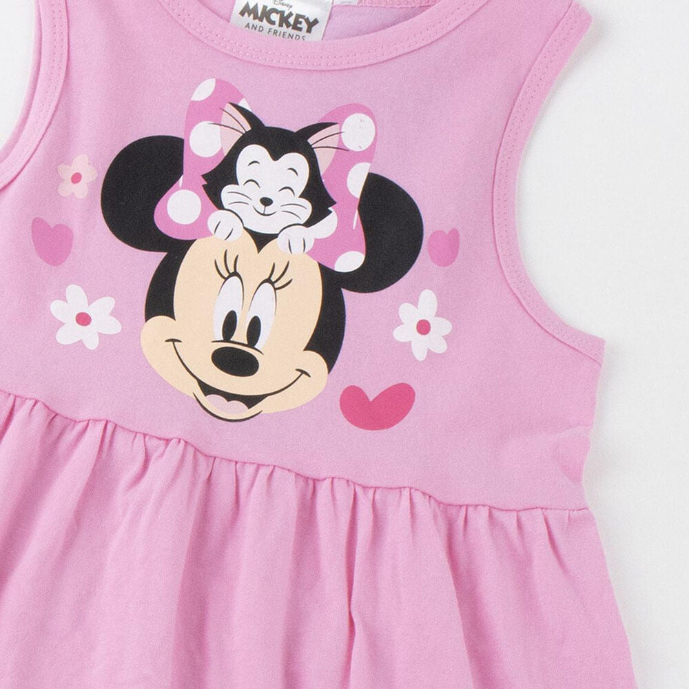 Vestido rosa de Minnie Disney sin mangas para niña - 3