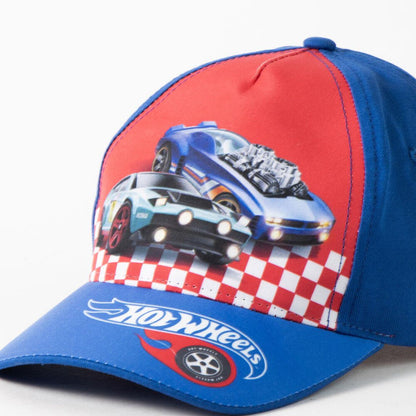 Gorras Hot Wheels surtidas con coches y gráficos de carreras - 4