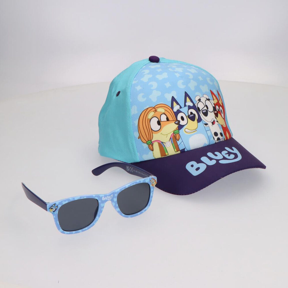 Set Bluey de gorra azul y gafas de sol - 4