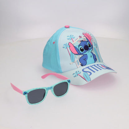 Set Stitch Disney con gorra azul y gafas de sol turquesas - 4