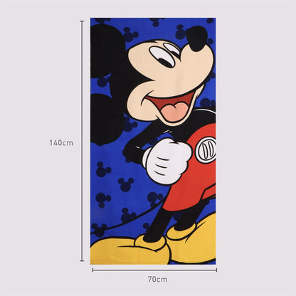 Toalla de microfibra azul con Mickey Disney - 3