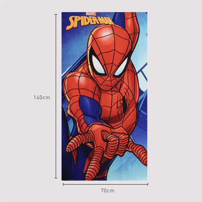 Toalla de microfibra Spider-Man Marvel en rojo y azul - 3