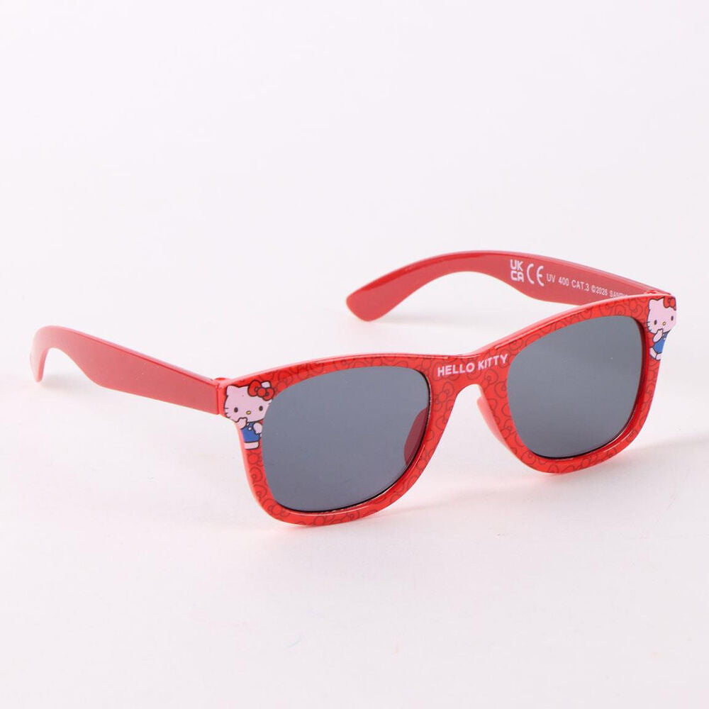 Gafas de sol rojas de Hello Kitty con funda a juego - 5