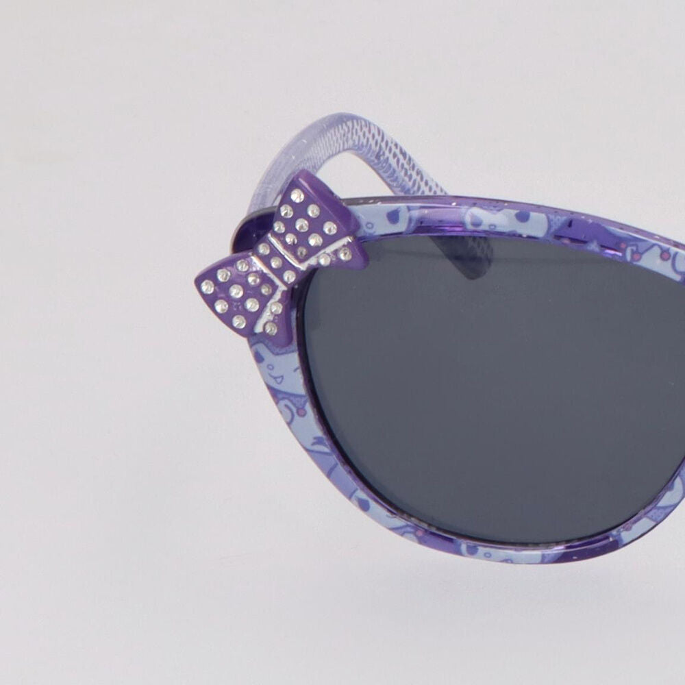 Gafas de sol Kuromi con montura estampada azul y morada - 5