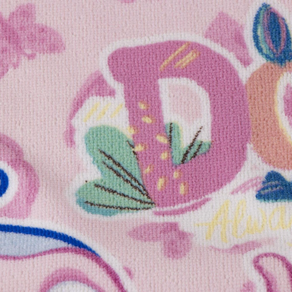 Poncho toalla rosa de Dora la Exploradora con capucha - 4