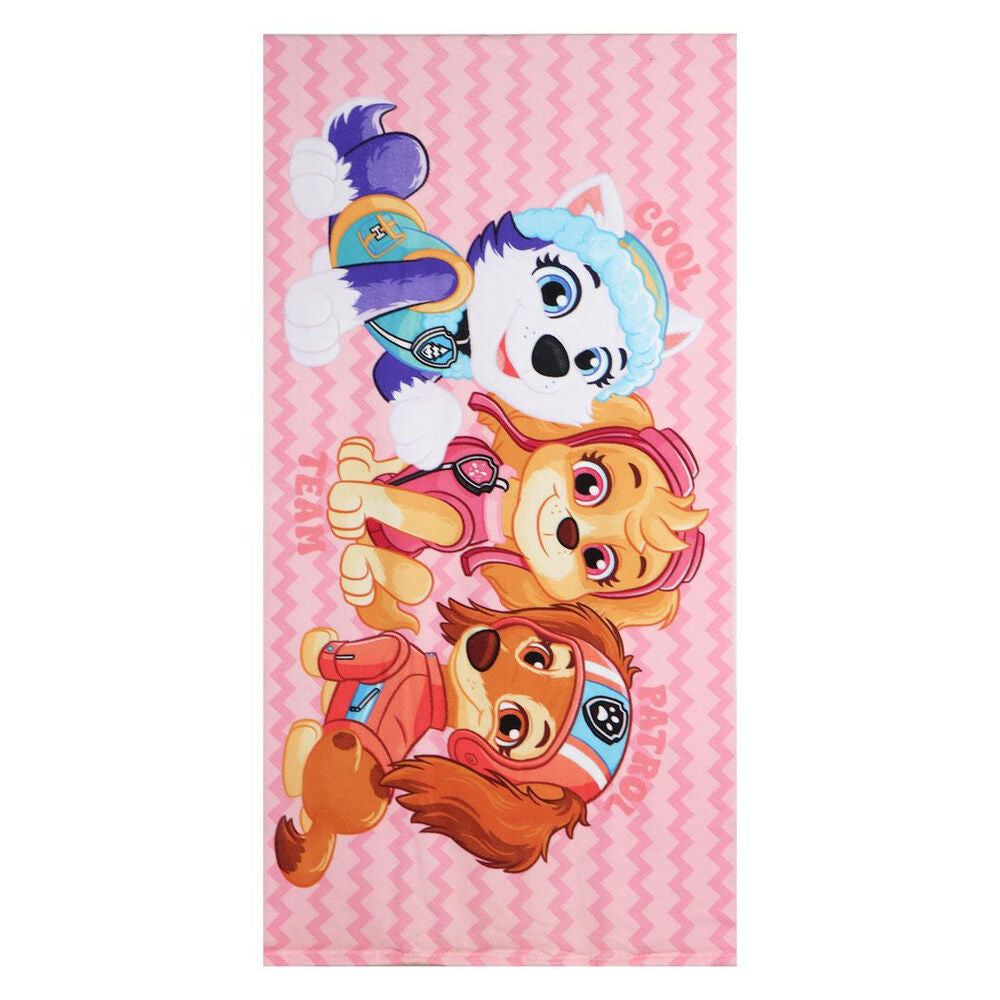 Set Paw Patrol rosa con toalla, saco y gorra - 4