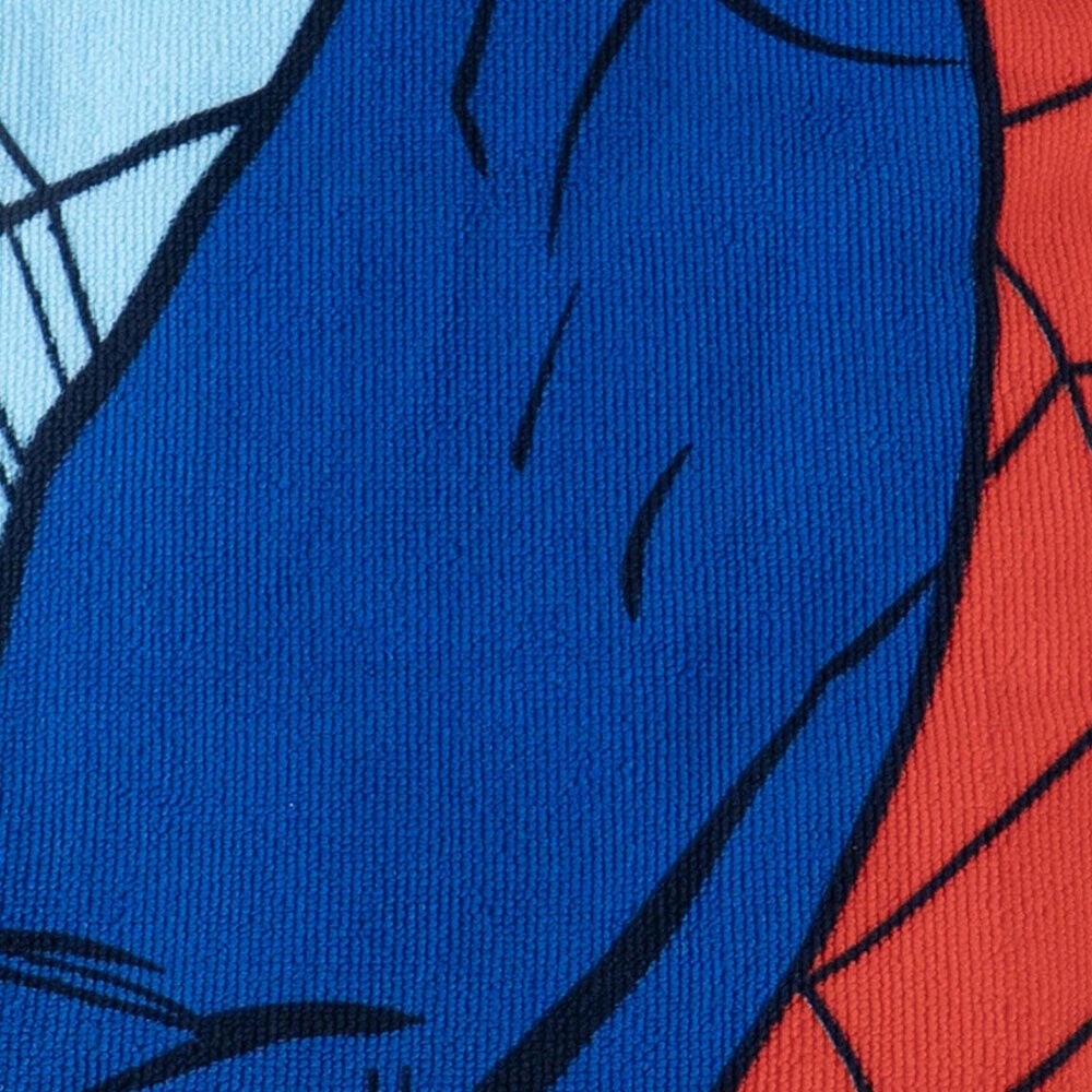Toalla Spider-Man Marvel azul y roja con telarañas - 3