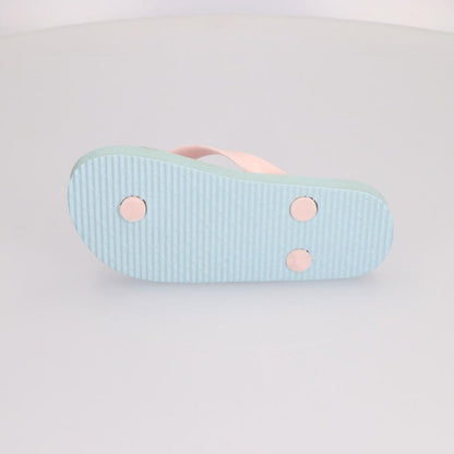 Chanclas infantiles Stitch Disney de EVA en verde agua y rosa - 4