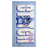Toalla azul de microfibra con estampado de Stitch Disney