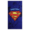 Toalla de microfibra azul de Superman DC Comics con su escudo