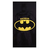 Toalla negra de Batman DC Comics con logo amarillo