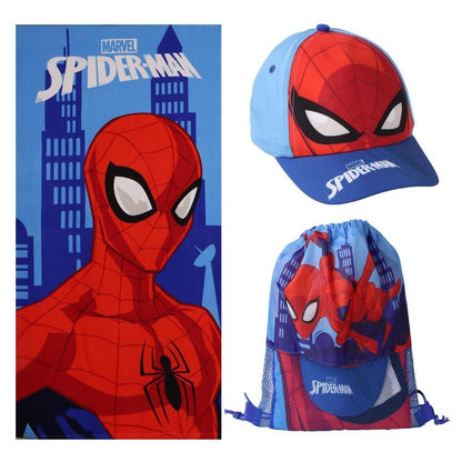 Set Spider-Man Marvel con toalla, saco y gorra