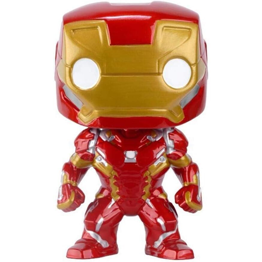 Figura Funko POP! de Iron Man con armadura roja y dorada