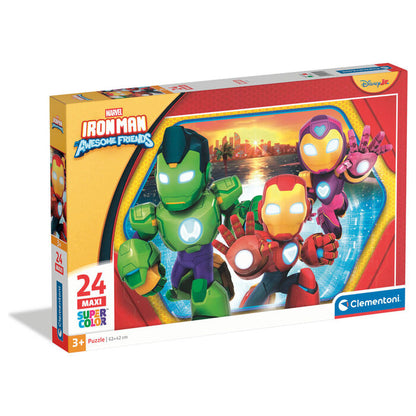 Puzzle Maxi Clementoni de Iron Man y su superequipo Marvel