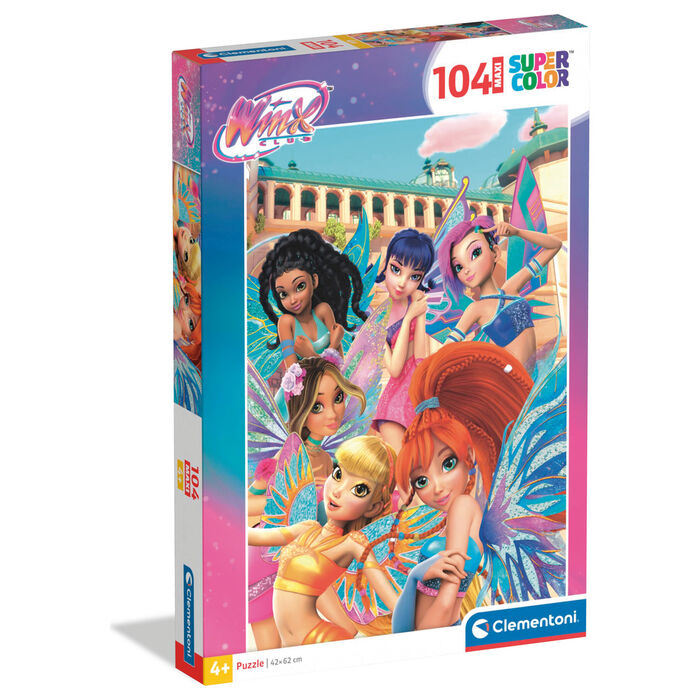 Puzzle Maxi Clementoni de 104 piezas con ilustración de las Winx