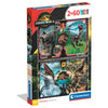 Puzzle Clementoni Jurassic World de 2 x 60 piezas con escenas de dinosaurios