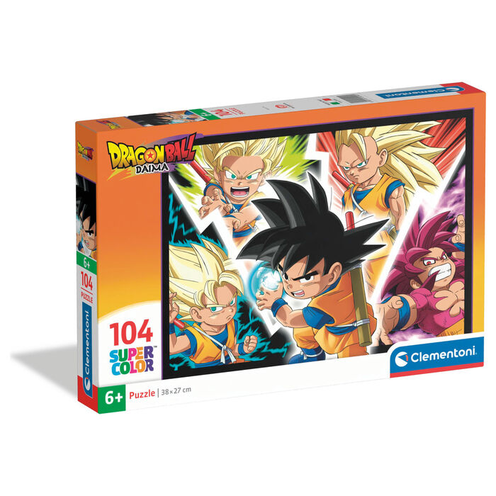 Puzzle Clementoni Dragon Ball Daima de 104 piezas con Goku y otros personajes