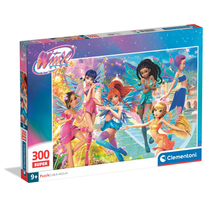 Puzzle Clementoni de 300 piezas con ilustración de Winx Club