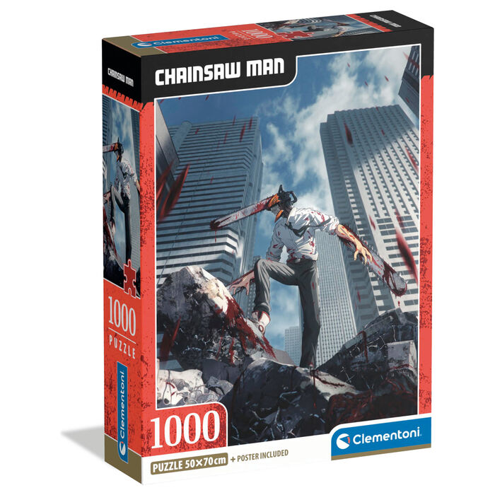 Puzzle Clementoni de Chainsaw Man de 1000 piezas
