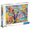 Puzzle Clementoni de 500 piezas con elefantes y flores