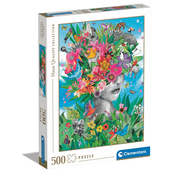 Puzzle Clementoni La Cabeza en la Selva de 500 piezas
