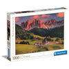 Puzzle Clementoni de 1000 piezas con paisaje de las Dolomitas