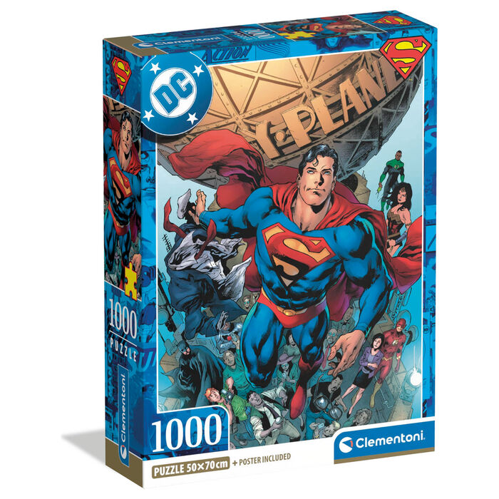 Puzzle Clementoni de Superman DC Comics de 1000 piezas - 2