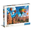 Puzzle Clementoni de 1000 piezas con globos aerostáticos sobre Capadocia