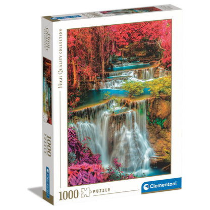 Puzzle Clementoni de 1000 piezas con coloridas cataratas tailandesas