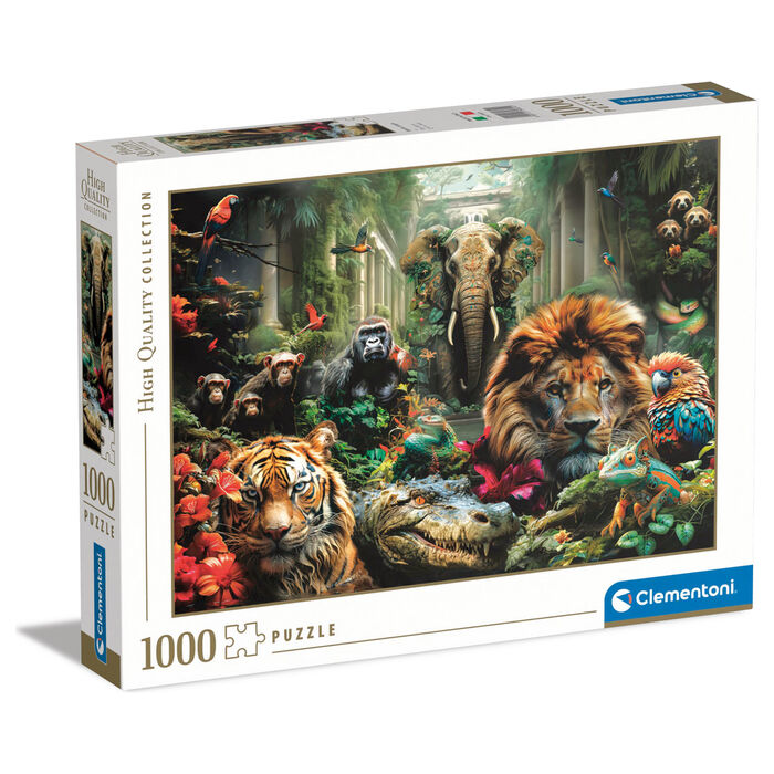 Puzzle Clementoni Selva Mística de 1000 piezas con animales de la selva