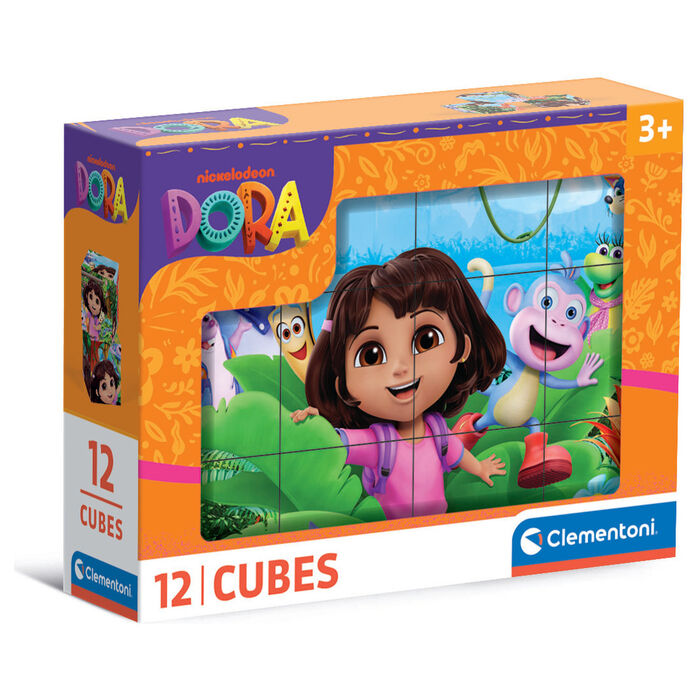 Puzzle de 12 cubos de Dora la Exploradora Clementoni