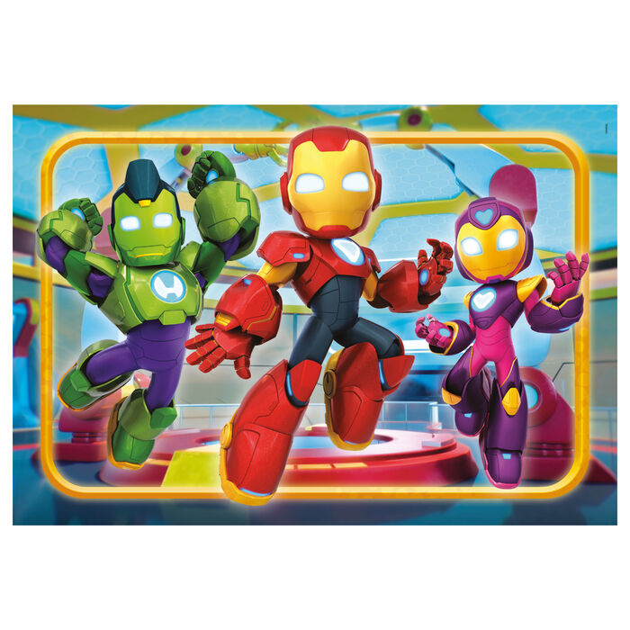 Puzzle Clementoni de Iron Man y su superequipo Marvel de 30 piezas - 2
