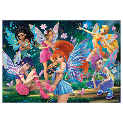 Puzzle Clementoni Winx de 104 piezas con ilustración de las protagonistas - 2