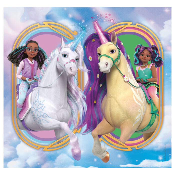 Puzzle Clementoni Academia de Unicornios con 3 escenas de unicornios - 2